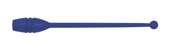 Blauer Kunststoff-Taktstock für Dirigenten mit rundem Griffende.