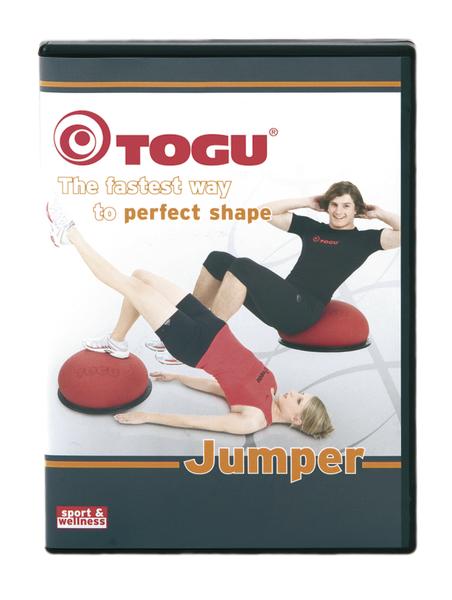 Zwei Personen trainieren mit TOGU Jumper Balancekissen für Fitness und Körperformung.