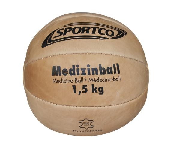 Vollball / Medizinball aus Leder